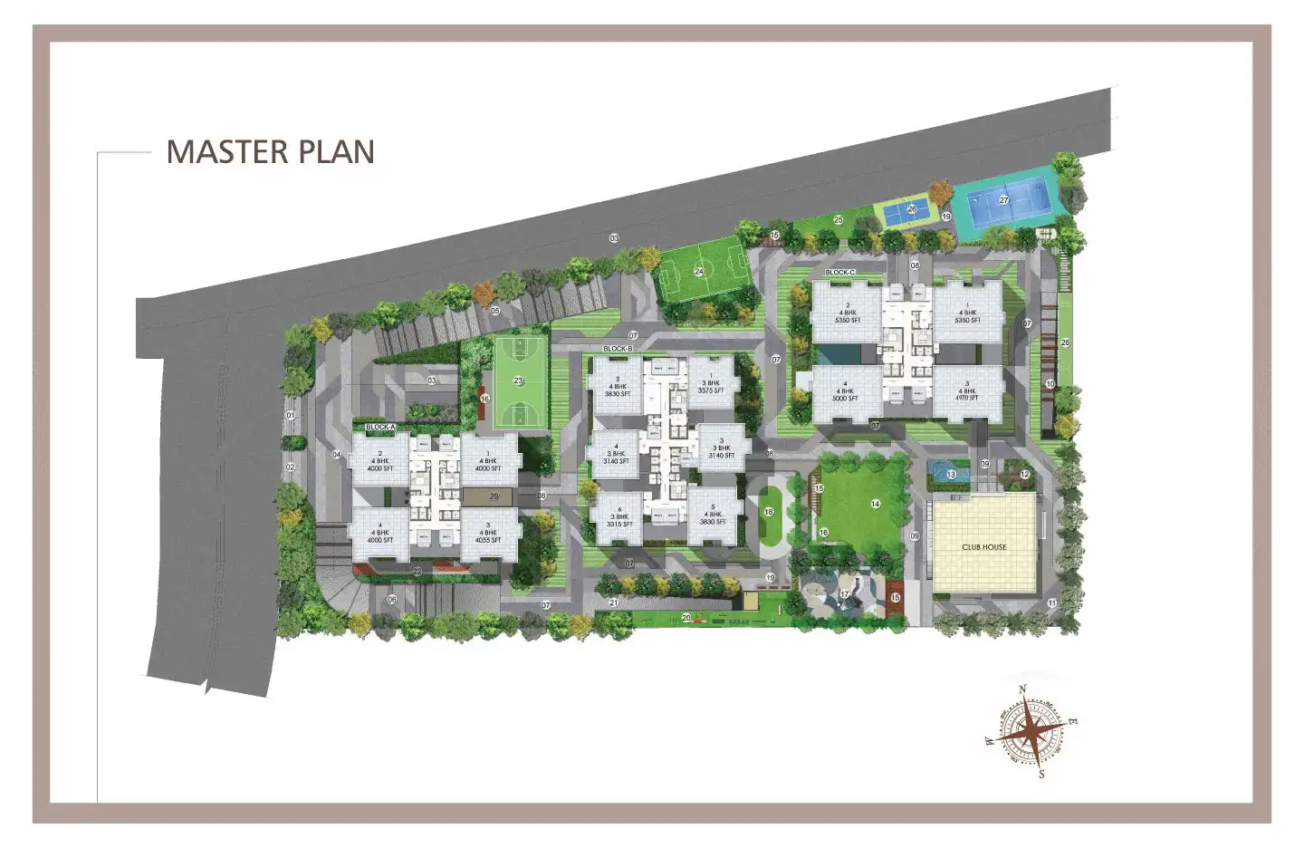 Hero Homes Kanpur Road master plan layout on Lucknow-Kanpur Highway
