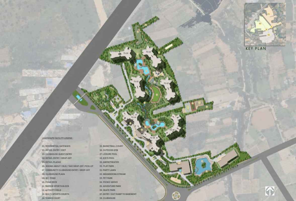 Hero Homes Plots Lucknow master plan layout by Hero Realty