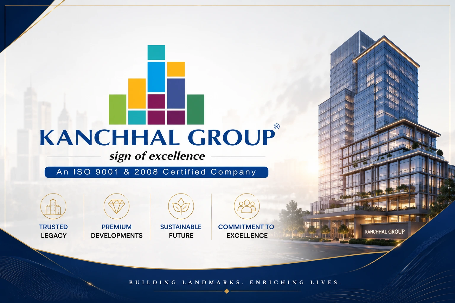 Kanchhal Group official logo for Lucknow residential projects