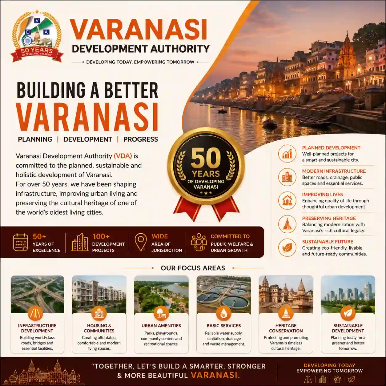Varanasi Development Authority Logo