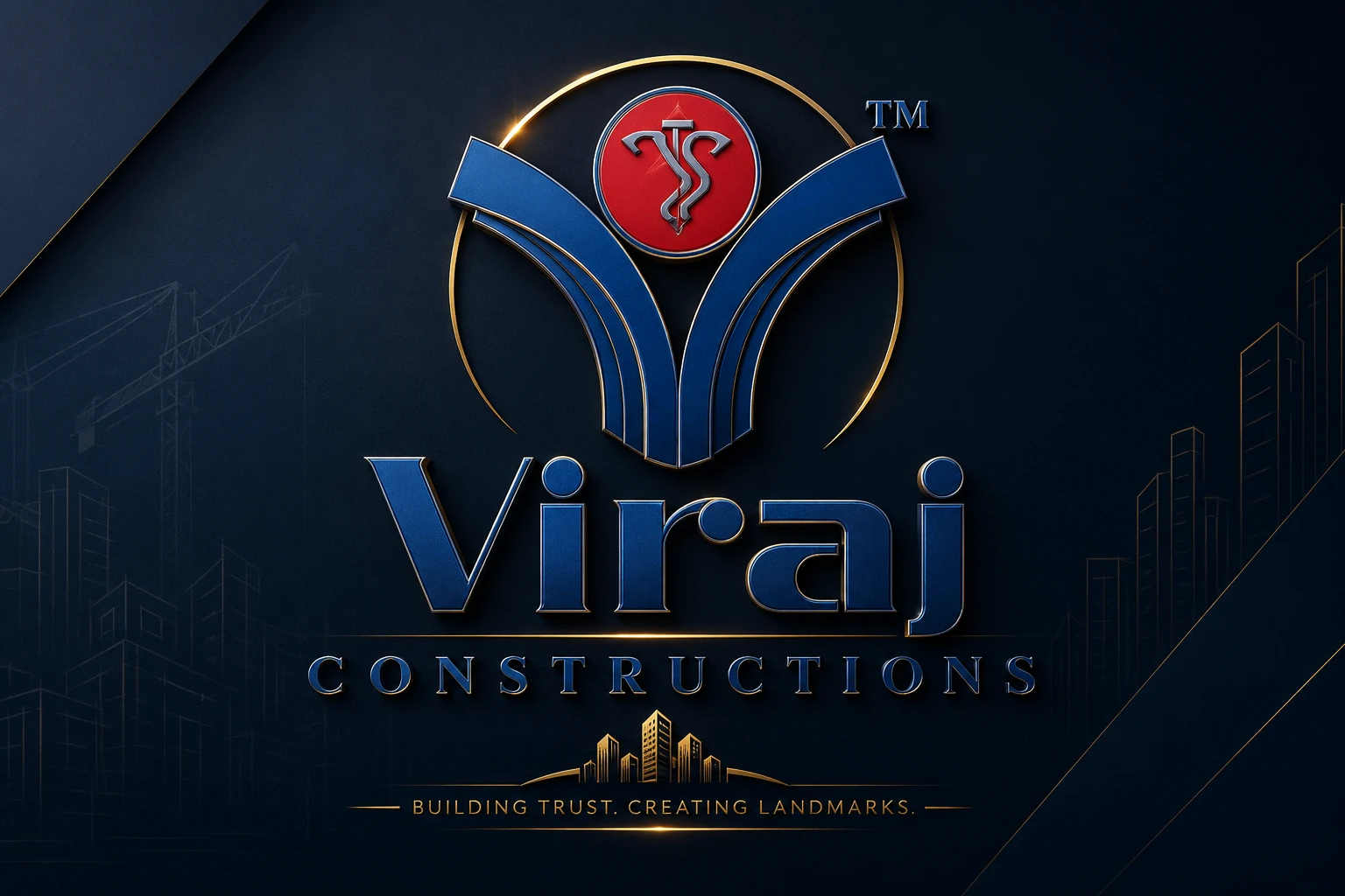 Viraj Constructions official logo for Lucknow residential projects